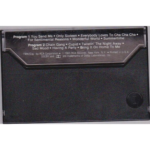 The Best of Sam Cooke Cassette 1965 RCA Records Best Buy Series UNTESTED Vintage - Picture 2 of 5